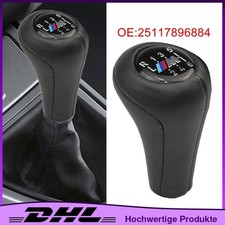 6 Gang Shift Schalthebel Schaltknauf Leder M-Sport 25117896884 Für BMW E46 E82