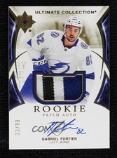 2021-22 Ultimate Collection Rookies 33/99 Gabriel Fortier #179 Patch Auto 0c2n