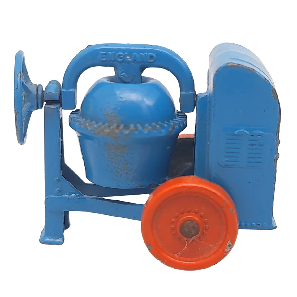 Mezclador de cemento Lesney Matchbox No.3a años 50 vintage diecast Inglaterra juguete 40 mm Foto 3 de 4