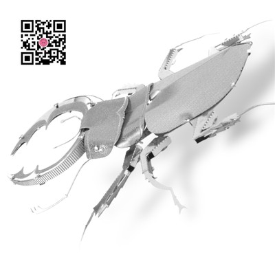 Scarab Fascinations 3D Laser Cut Metal Model Kit w/Finger Protectors Difficult
