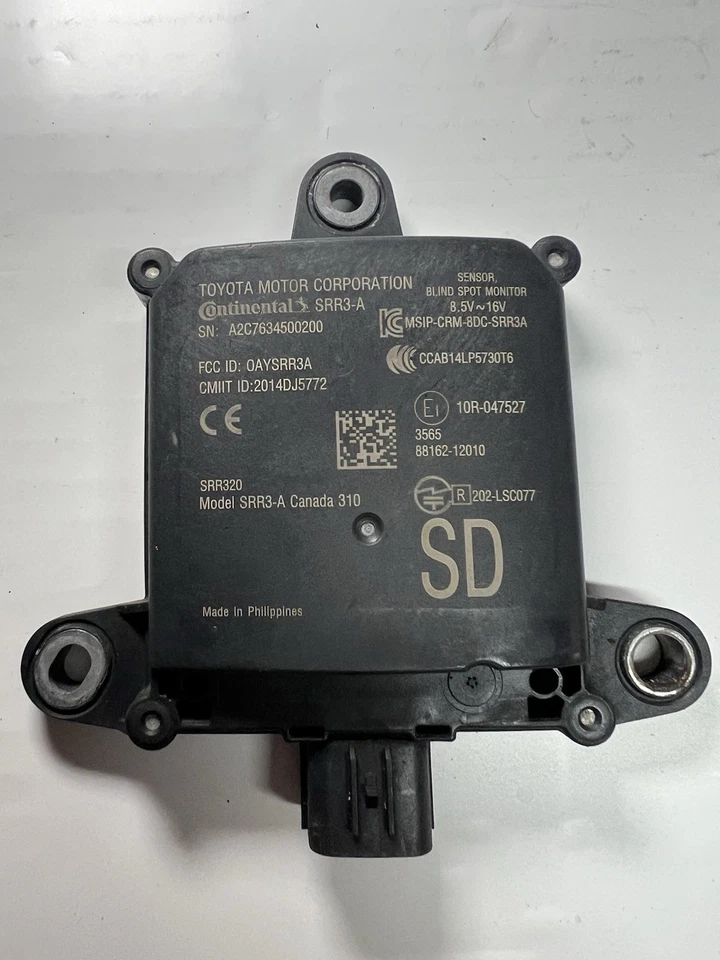 2020-2021 Toyota Corolla REAR BLIND SPOT SENSOR 88162-12010 - Image 3 of 4