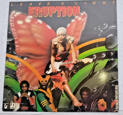 ERUPTION ''LEAVE A LIGHT'' HANSA ATLANTIC UK VINYL LP 1979 FUNK / DISCO VG / EX