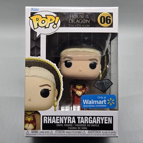 Rhaenyra Targaryen #06 ~ Funko Pop Game of Thrones Diamond Walmart in Protector