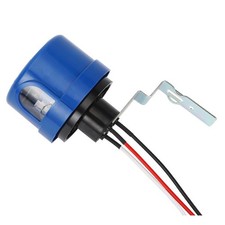 Sensor fotocélula con base sensor fotoeléctrico bloqueo interruptor de luz de anochecer a amanecer