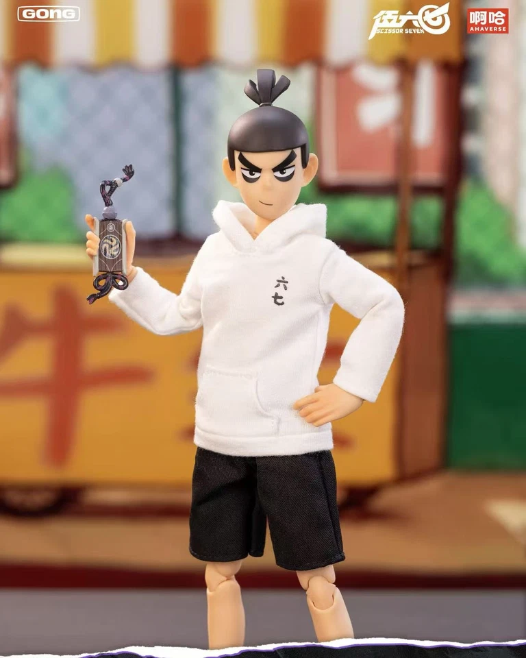 GONG ANIME SCISSOR SEVEN WU LIUQI 1/8 ARTICULATED FIGURE TOYS DISPLAY - Image 3 of 4