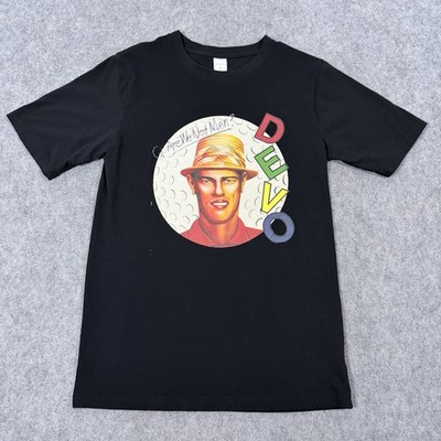 Unbranded Devo Q Are We Not Men Graphic Print T-Shirt Fit Men's Size Small Black