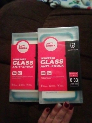 Smartdevil Tempered Glass Anti-Shock Screen Protector - Sealed 9H .3 MM New