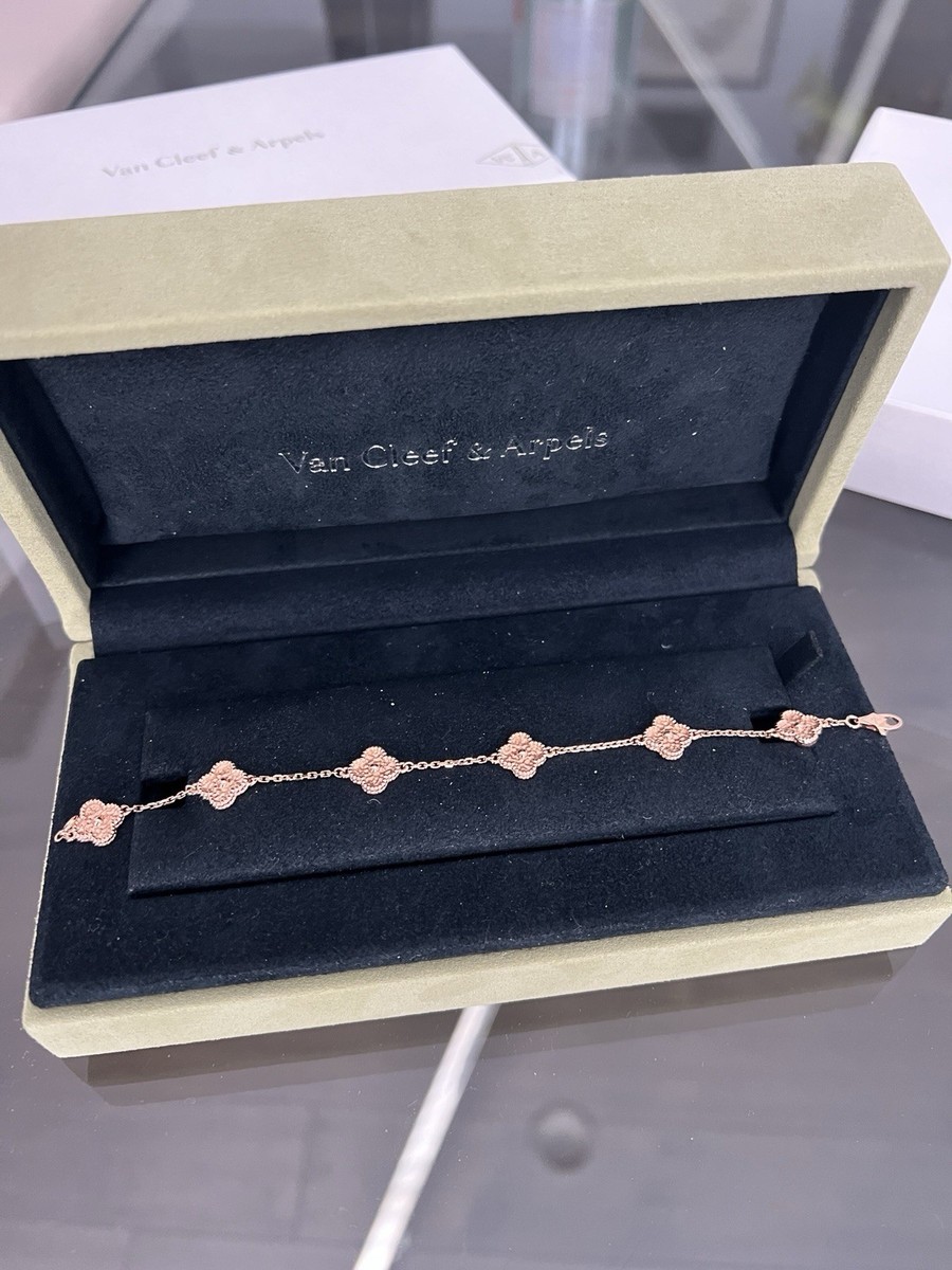 van cleef arpels Sweet Alhambra bracelet, 6 motifs | eBay