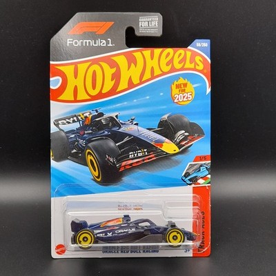 Hot Wheels ORACLE RED BULL RACING - HW Track 1/5-2025 FORMEL 1 - Long Card - Neu