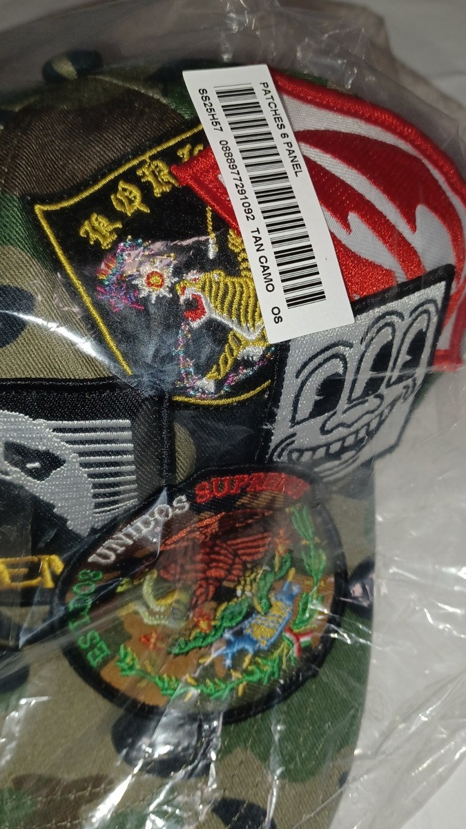 帽子 Supreme Patches 6-Panel \"Olive Camo\" Buy Supreme Patches 6-Panel 'Olive Camo' - SS25H57 OLIVE CAMO | GOAT