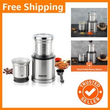 Geepas 3-In-1 Wet Dry Mixer Grinder Blender Nut&Masala Indian Spice,coffee 200W