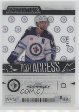 2023-24 Upper Deck Credentials Ticket Access Acetate 48/99 Josh Morrissey 0nr3