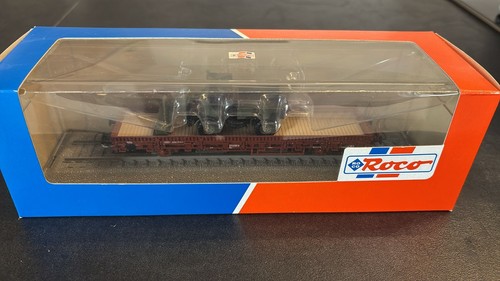 Roco H0 47180 Rungenwagen mit BW Unimog der DB in OVP  neu ,OVP,#1868 | Zustand: Neu