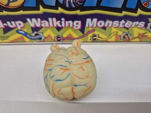 VTG 90s Weird Glow In Dark Organ Monster Body Part Brain Horror Wind Up Toy - Picture 6 of 10