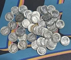 Roll 50 Silver Roosevelt Mercury Dimes $5 Face Value 90% Silver Coin Dates Lot 3