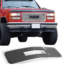 Fits 1994-1998 Gmc Ck Pickupyukon Main Upper Aluminum Chrome Billet Grille