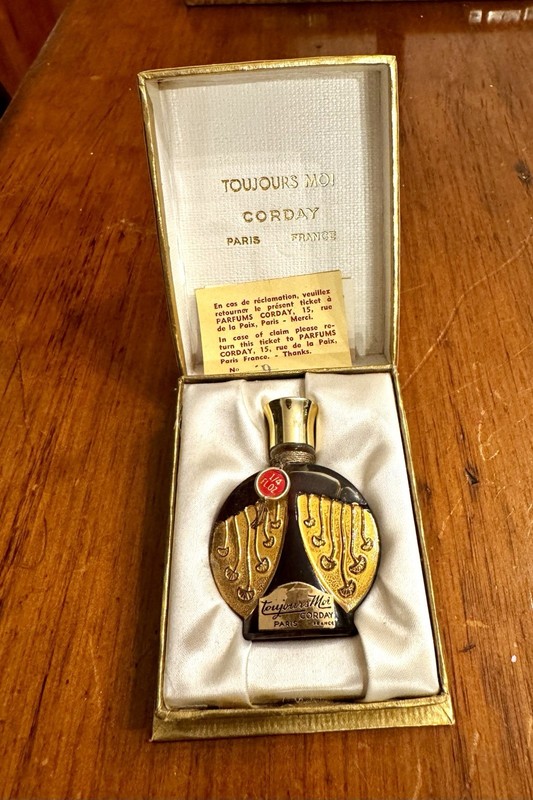 Never Opened Corday Toujours Moi Pure Perfume 1/4 Fl Oz  Bottle in Original Box