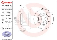BREMBO BREMSSCHEIBEN Ø260MM + BREMSBELÄGE VORNE FÜR DACIA SANDERO II RENAULT 