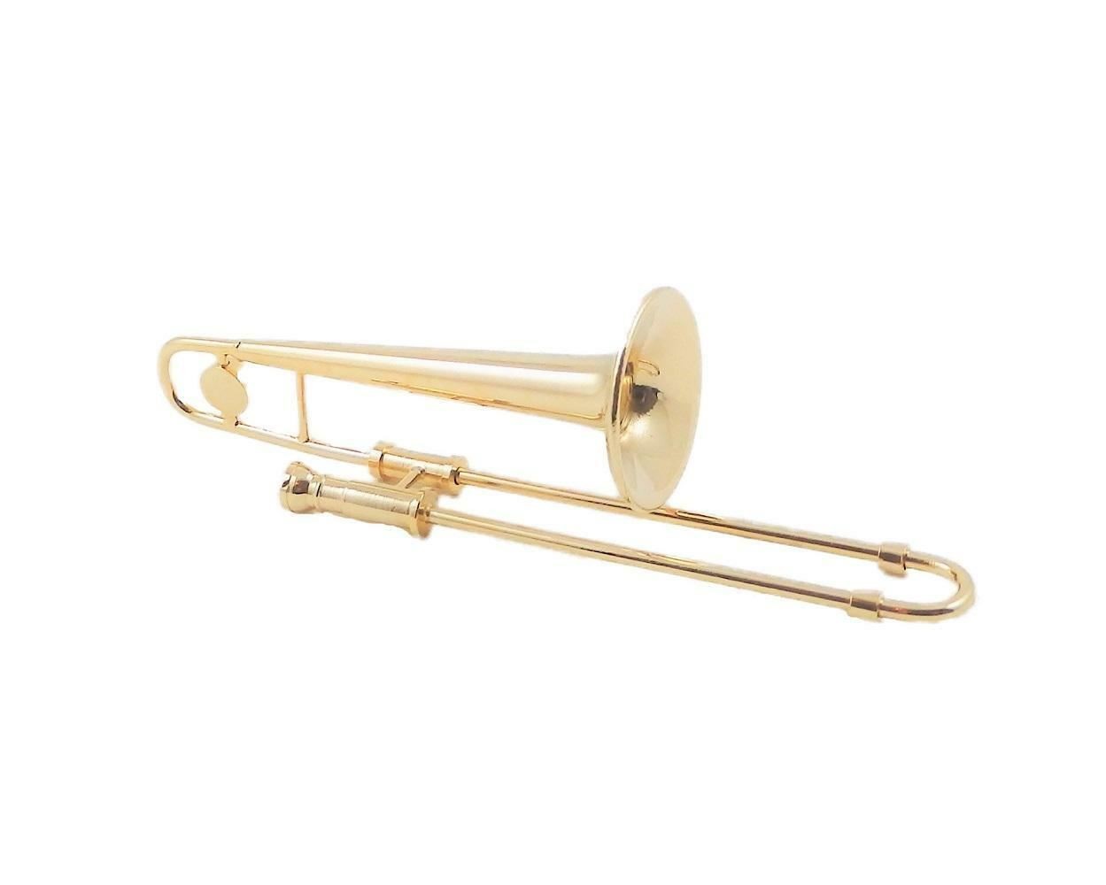 Dolls House Trombone Miniature Music Room School Instrument 1:12