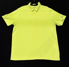 Nike Tour Performance Dri-Fit Golf Polo Shirt Neon Mens Large