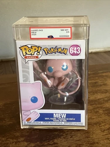 Graded Mew Pokemon Games 643 Funko Pop! Grade PSA 8.5 NM-MINT+ Grading