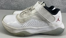 Air Jordan 11 CMFT Low White University Red PS Kids Size 12C CZ0905-162 Sneakers