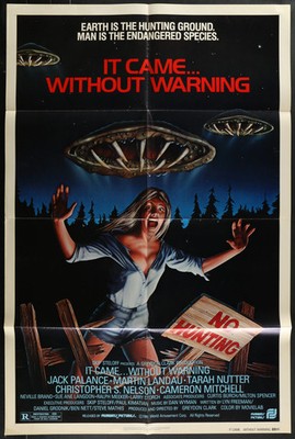 It Came Without Warning (1980) Original Sci-Fi Horror Poster Folded 27x41