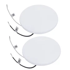 Facon 4.5" LED RV Puck Light  2Pack 12V Dome Light for RVs, Motorhomes, Campers