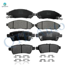 Set of 8 Front-Rear Ceramic Brake Pad Kit For 2005-2012 Nissan Pathfinder