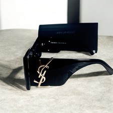 Saint Laurent Oversized Women's Sunglasses - Black