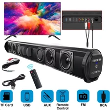 Powerful Sound Bar Wireless Bluetooth Speaker Surround Stereo Home TV Sound Box