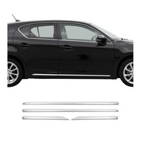 SeitentüRleiste TüRleisten TüRschutzleisten FüR Lexus LS 2012-2018 Edelstahl 4X