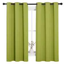 Thermal Insulated Solid Grommet Blackout Holiday Decorative Curtains/Drapes for