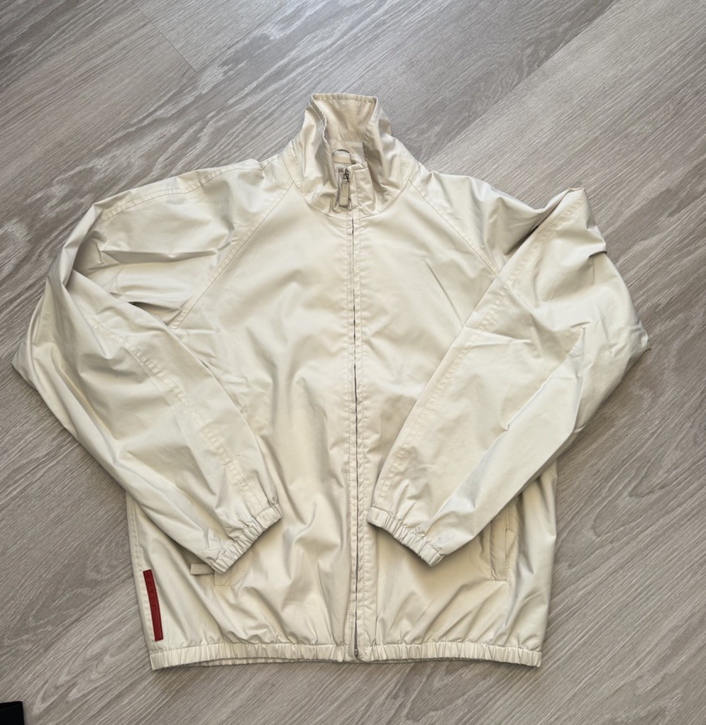 ジャケット・アウター PRADA 00s GORE-TEX 3way Jacket Beige Prada Technical Fabric Down Jacket | Saks Fifth Avenue