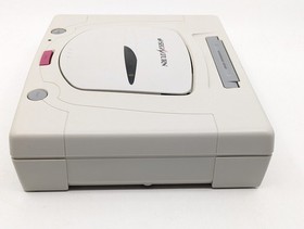 Sega Saturn White HST-3220 NTSC-J Japan Tested w/  Nissan GT Over Drivin' R