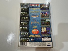 Fighters Megamix (Sega Saturn, 1997) CIB Complete w Manual & Reg Card N MINT