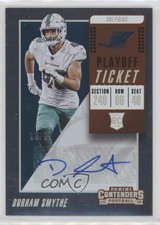 2018 Panini Contenders Playoff Ticket 93/99 Durham Smythe #316 Auto 0v9m