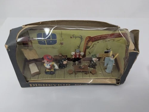 Walt Disney Disneykins Playset, Pinocchio, Marx, Vintage