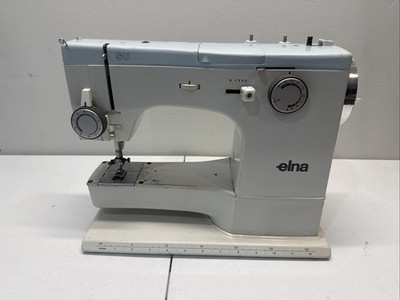 Vtg Swiss Made Elna Super Sewing Machine 62c Selling As Parts Only Read