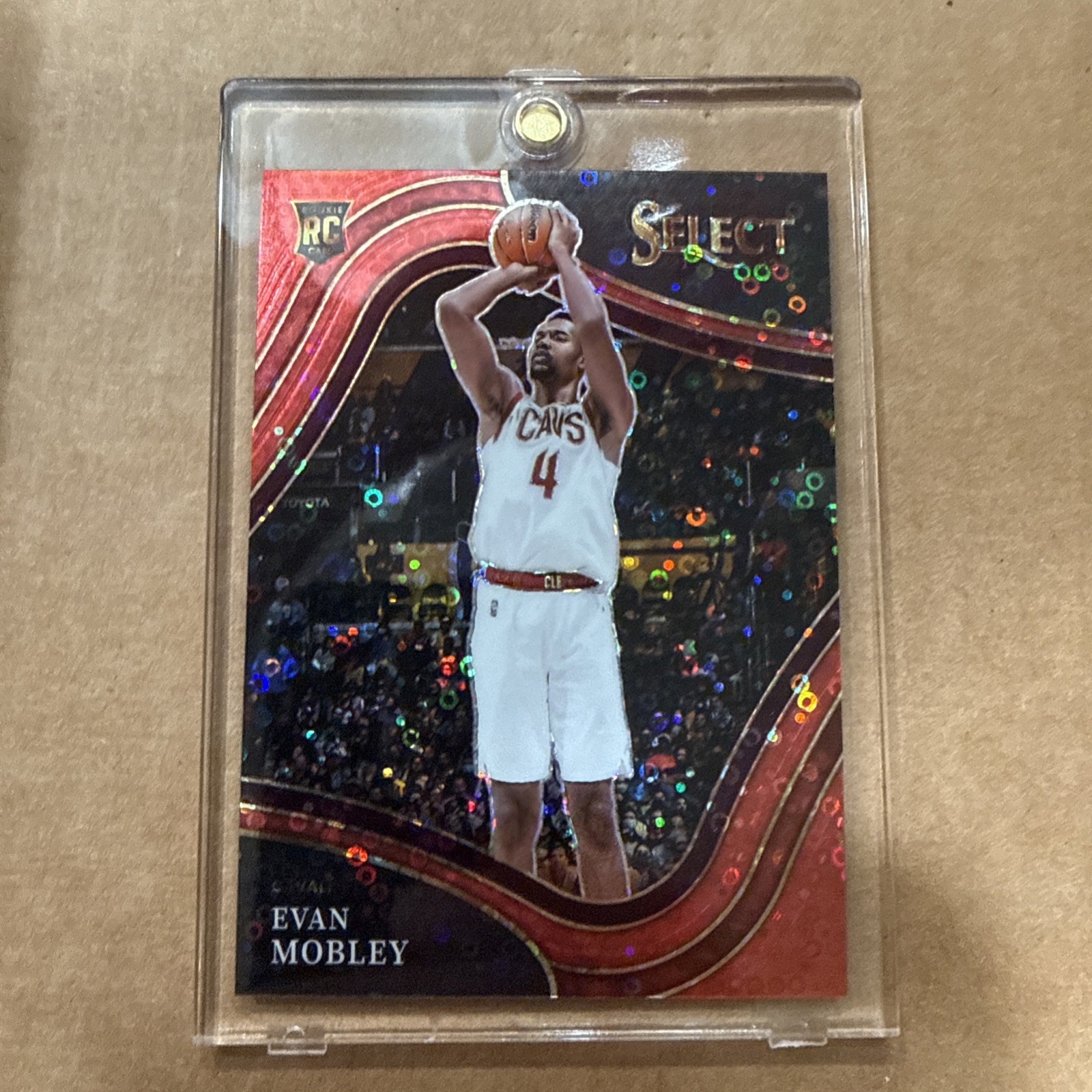2021 PANINI SELECT RED DISCO PRIZM #272 EVAN MOBLEY 07/49 COLOR MATCH  MINT 💎📈