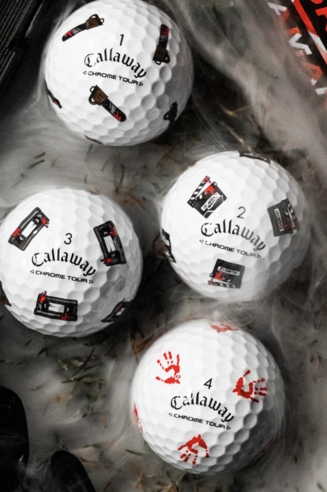 Callaway “CALLOWEEN 2” Limited Edition Chrome Tour Halloween 4 Golf balls - Image 4 of 4