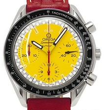 Omega OMEGA Speedmaster Schumacher Limited Automatic Watch 3810.12.40 39mm Yellow Dial