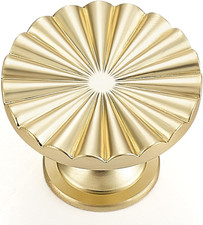 10 Pack Gold Cabinet Knobs Brushed Brass Dresser Knobs Zinc Alloy Dresser Hardwa