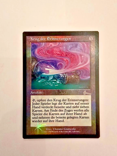 MTG Magic The Gathering Foils selten Memory Jar, Crawlspace, Defense ...