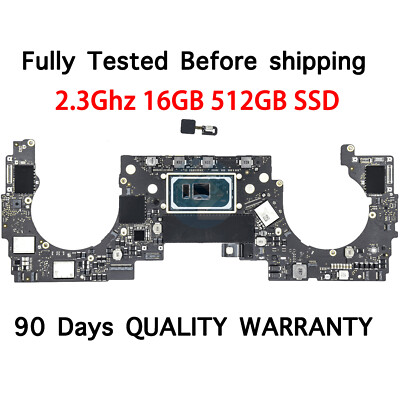 i7 2.3GHz 16GB 512GB SSD 820-01949-A Logic Board for MacBook Pro 13'' A2251 2020