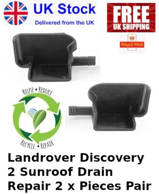 Landrover Discovery 1 and 2 Sunroof Drain Repair Pieces x 2 Pair