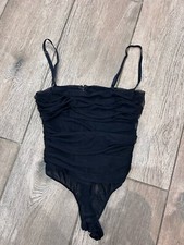 House Of CB Black Underwired See Through Mesh Body Size S