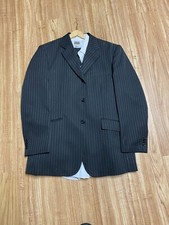 Western 3 Piece Pinstriped Suit and Snap Shirt 42/36