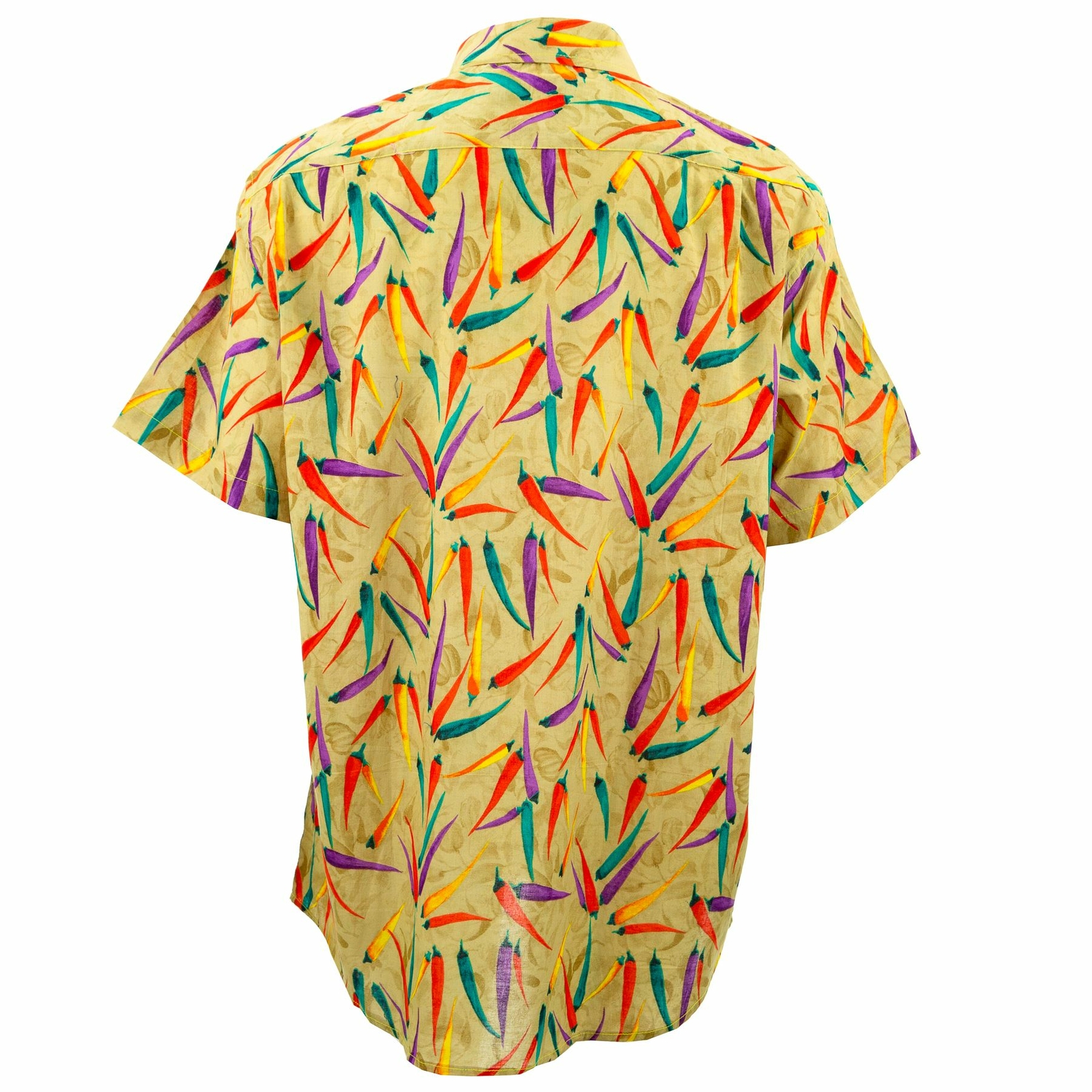 Hommes Chemse Loud Orgnals Coupe Standard Ananas Rétro Psychédélque