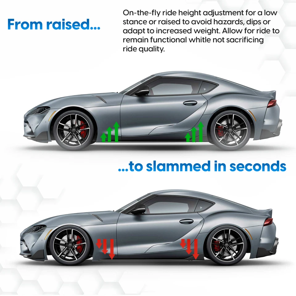 Suspensão de airbag TOPair compatível com 1989-1994 Nissan 240SX - Imagem 3 de 4